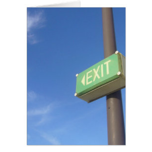 avsluta tomt hälsningskort