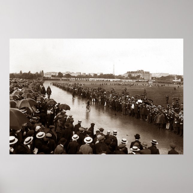 Avsluta Tour de Frankrike 1912 vid Parc des Prince Poster (Framsidan)