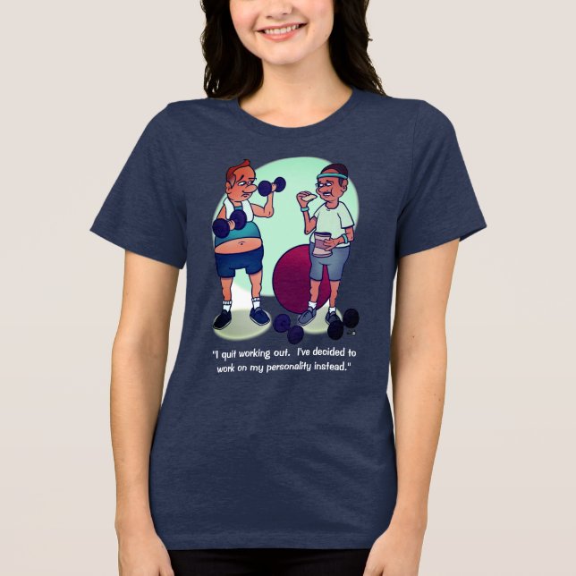 Avsluta Tri-Blend-flottan T Shirt (Framsida)