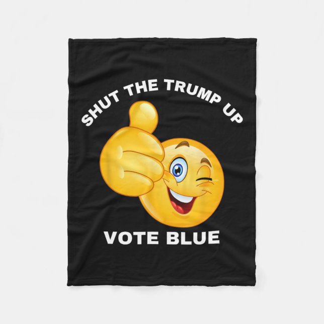 Avsluta Trump Vote Blue ReSelect Biden Preside Fleecefilt (Framsidan)