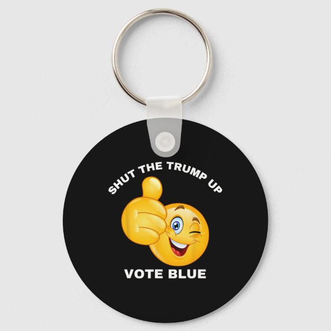 Avsluta Trump Vote Blue ReSelect Biden Preside Nyckelring (Framsida)