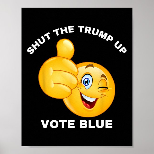 Avsluta Trump Vote Blue ReSelect Biden Preside Poster (Framsidan)
