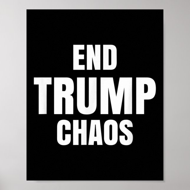 Avsluta trumpchaos poster (Framsidan)