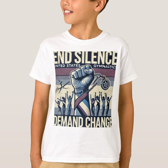 Avsluta tystnad, ändra efterfrågan t shirt (Framsida)