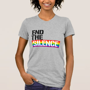 Avsluta tystnaden t shirt