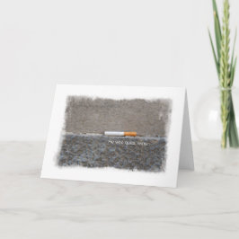 Avsluta uppmuntran till rökning av Grattisar Kort