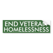 Avsluta veteranHomelessnessbildekalet