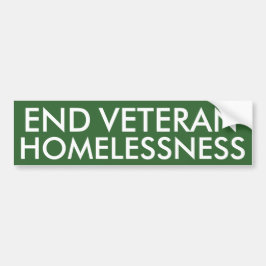 Avsluta veteranHomelessnessbildekalet Bildekal