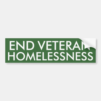 Avsluta veteranHomelessnessbildekalet Bildekal