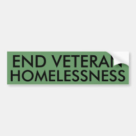 Avsluta veteranHomelessnessbildekalet Bildekal