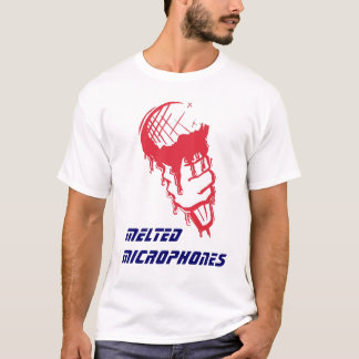 avslutad mikrofonkotte, smältt, mikrofoner tee shirt