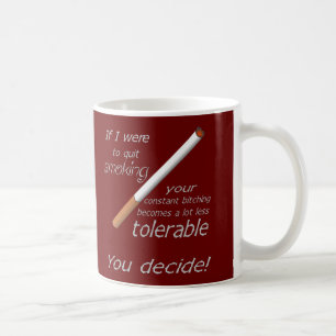 Avslutad röka kaffemugg