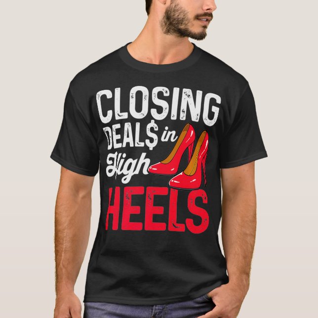 Avslutande av avtal i Högklackar Lönnyj Gods Agen T Shirt (Framsida)