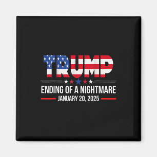 Avslutande av en skandalös natt januari 2025 Trump Magnet
