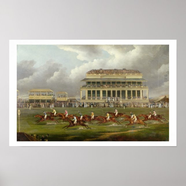 Avslutande av Epsom Derby 1822 Poster (Framsidan)
