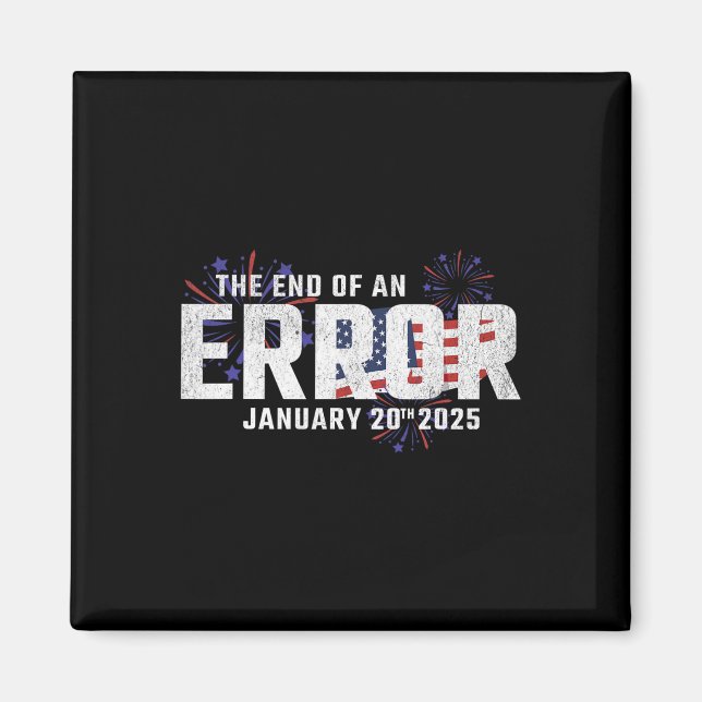 Avslutande av ett fel Invigningen den 20 januari 2 Magnet (Framsidan)