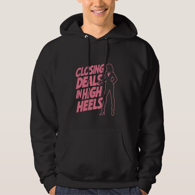 Avslutande avtal i Högklackar — Hoodie (Framsida)