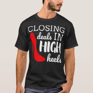 Avslutande avtal i Högklackar Real Gods Agent Rea T Shirt