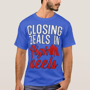 Avslutande avtal i högklackar t shirt