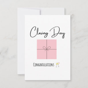 Avslutande dag - tackkort tack kort