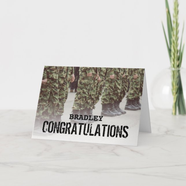 Avslutande militärparad | Militär Soldat Kort (Framsida)