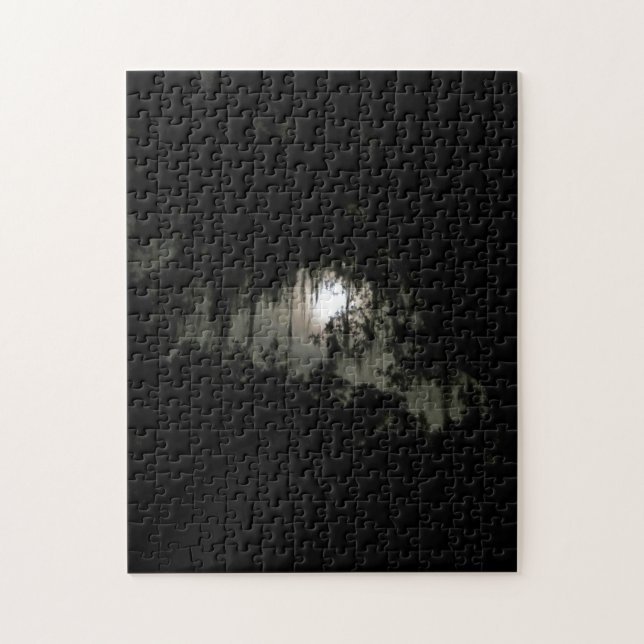 Avslutande Mörk Natt Pussel (Vertikal)