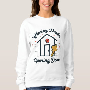 Avslutar Affärer, Öppnar Dörrar Mäklartröja T Shirt