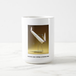 "Avslutar bränningen stearinljuset på båda" mug Kaffemugg