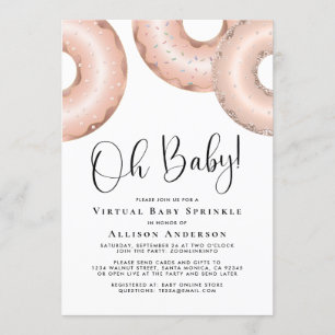 Avslutar inbjudan till Virtuellare Baby Sprinkle R