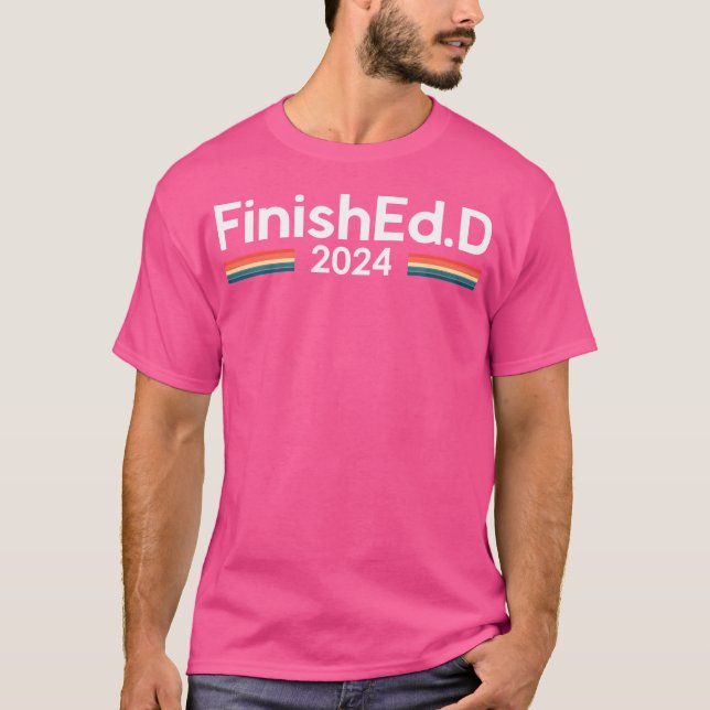 Avslutat 2024 Ed.D Doktor of Education T Shirt (Framsida)