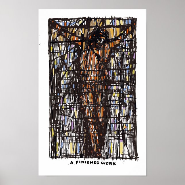 Avslutat arbetsmurskonst poster (Framsidan)