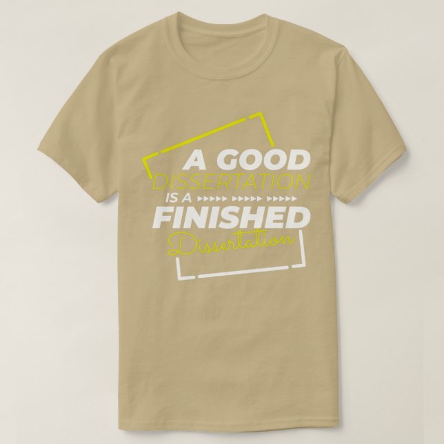 Avslutat dissertering Phd student gift2 T Shirt (Design framsida)