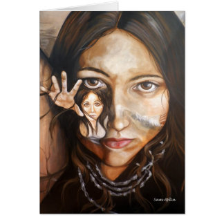 Avslutat med denna dröm hälsningskort