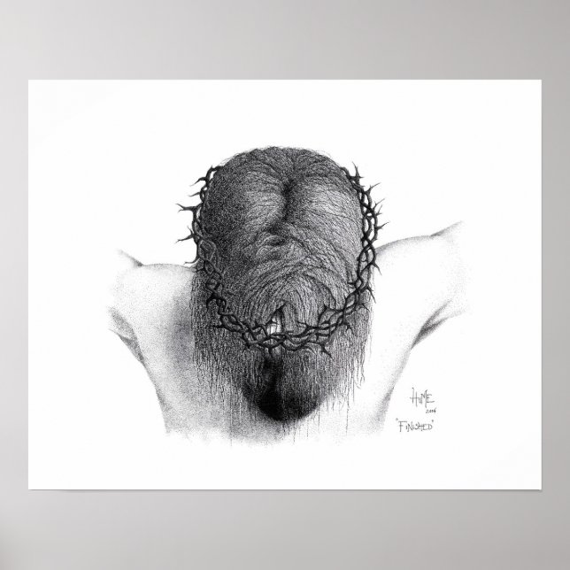 "Avslutat" - pointillism Poster (Framsidan)