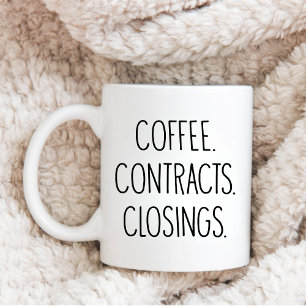AVSLUTNINGEN AV BROKER Real Gods Agent COFFEE-KONT Kaffemugg
