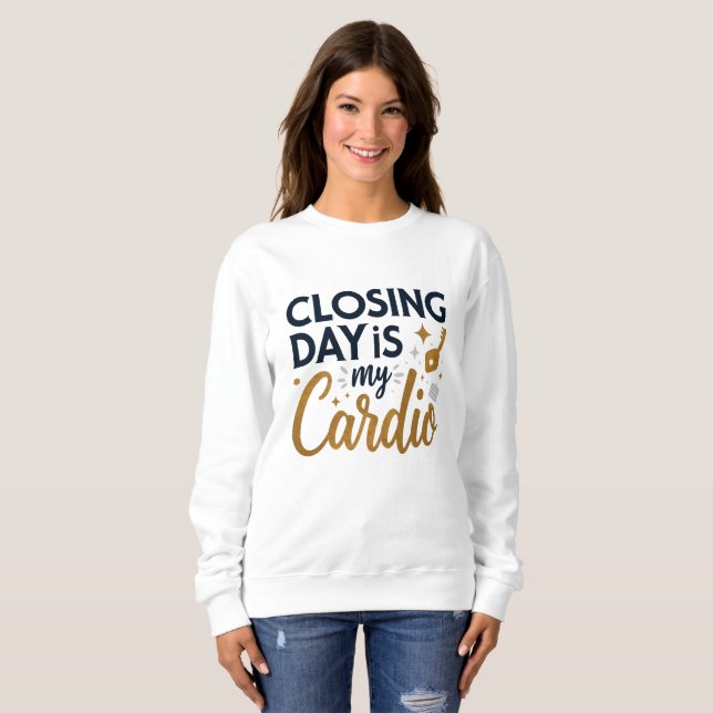 Avslutningsdag är min kondition Realtor T Shirt (Hel framsida)