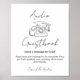 Avslutningsljud Gästbokskylt, Avslutningsgästbok Poster