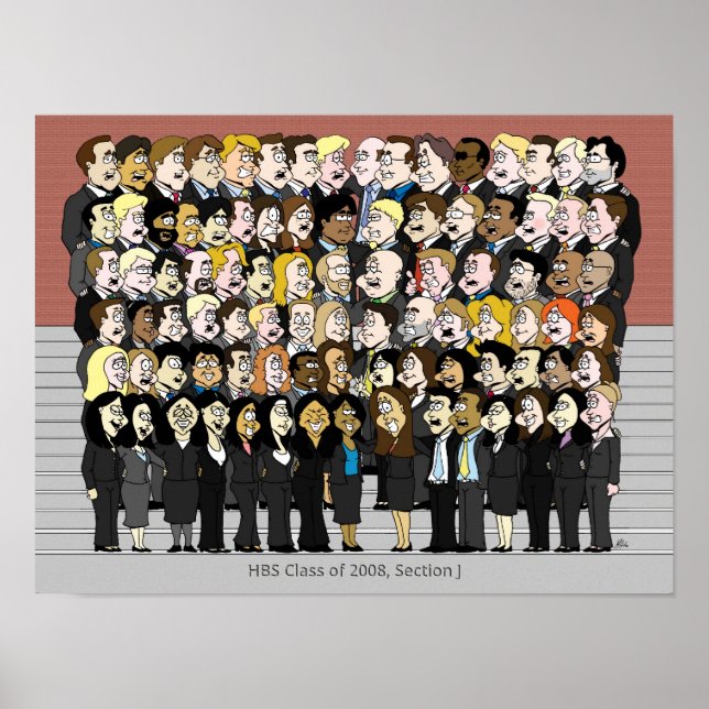 Avsnitt J Tecknad 16 x 12-tums Poster (Framsidan)