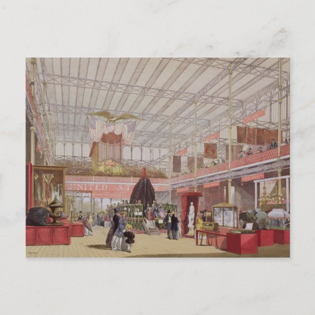 Avsnittet Förenade Stater i Underbar utställning Vykort (Framsida)