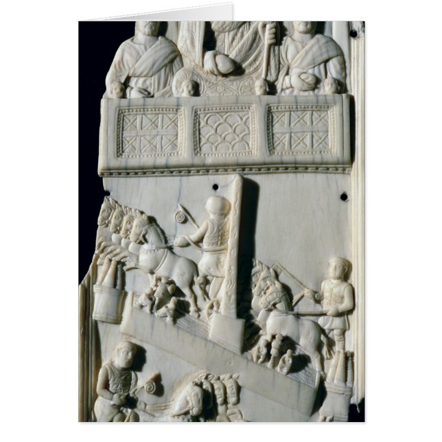 Avsnittet i en diptych hälsningskort (Framsidan)