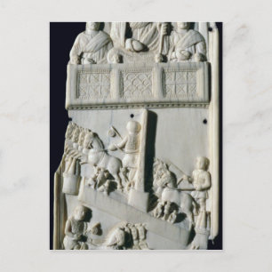 Avsnittet i en diptych vykort
