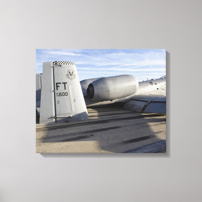Avsnittet svan i en A-10 Thunderbolt II Canvastryck (Framsida)