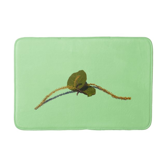 Avsnittsblommor - Nyckel Lime Bath Mat Badrumsmatta (Framsidan)