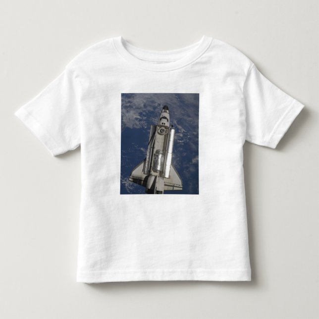 Avsökning av utrymmesskyttel tee shirt (Framsida)