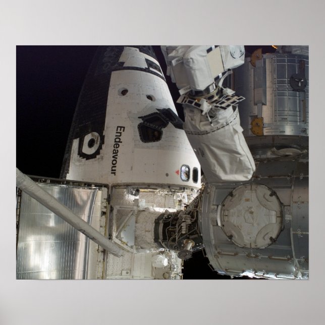 Avsökning och ISS-teknik för rymdfärder Poster (Framsidan)