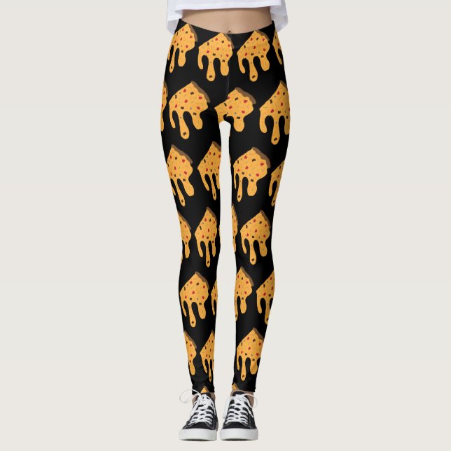 avsöndra ostpizza leggings (Framsida)