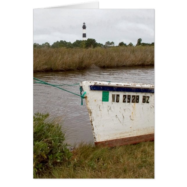 Avstående fyr hälsningskort (Framsidan)