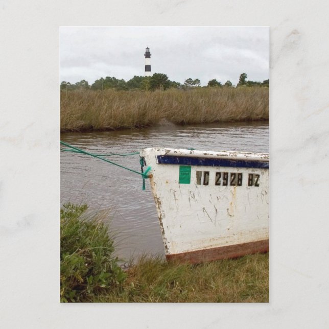 Avstående fyr vykort (Framsida)