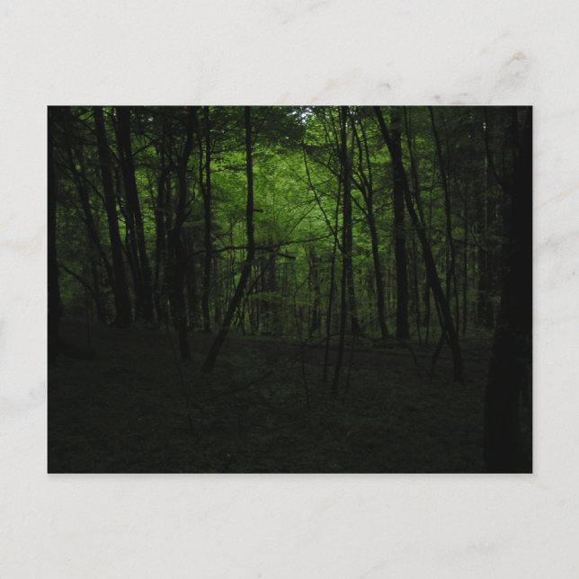 Avstående mörk vykort (Framsida)