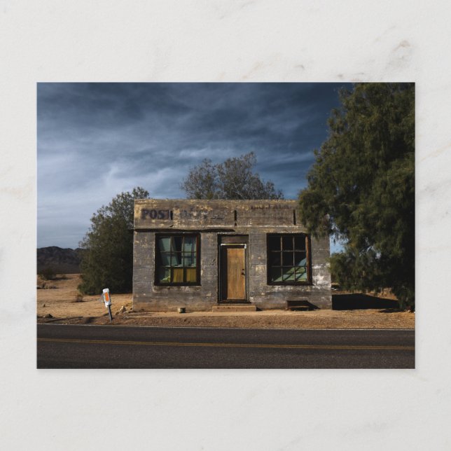 Avstående postkontor i Kelso Kalifornien Vykort (Framsida)